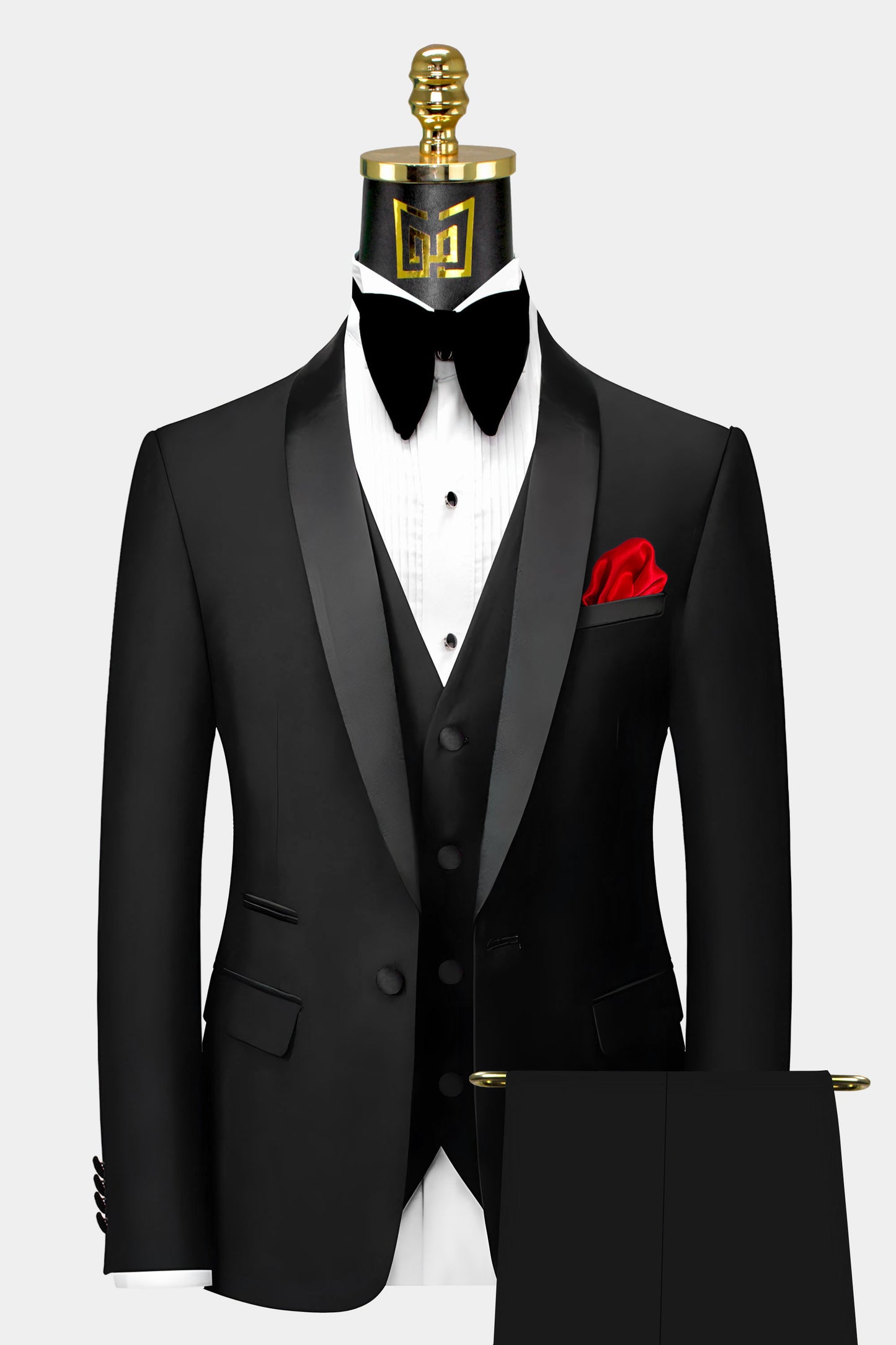 Blue Silk Tuxedo