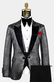Blue Silk Tuxedo